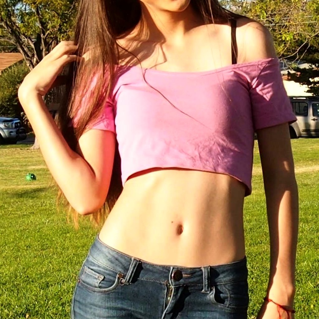 Pink Open Neck Off Shoulder Short Sleeve Crop Top