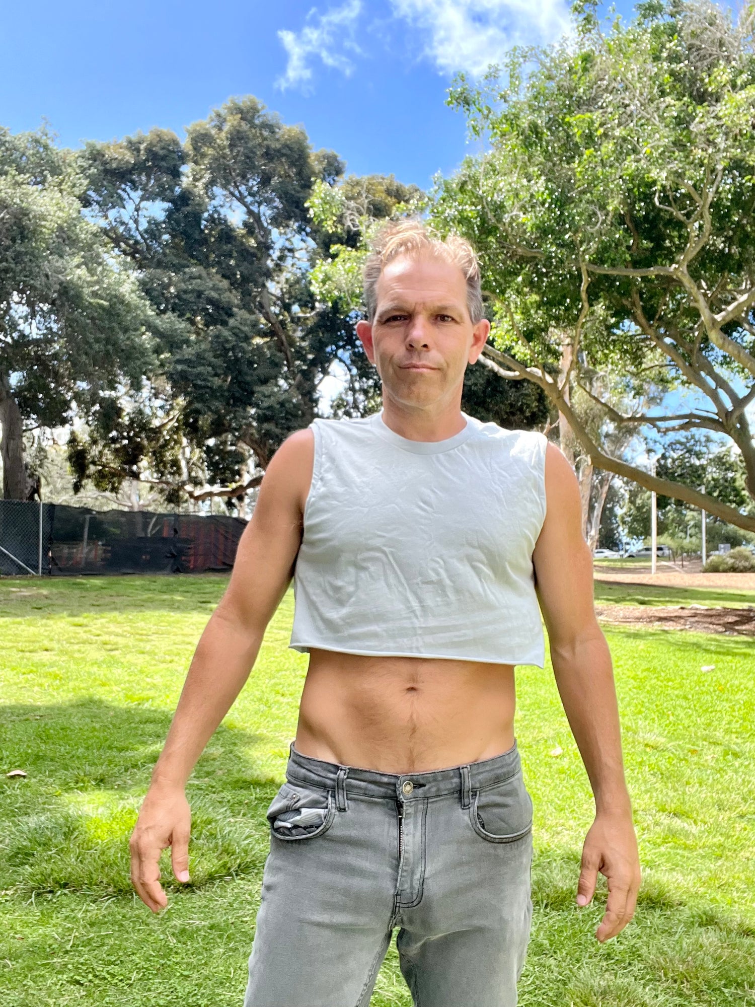 Men’s Half-Shirts and Crop Tops