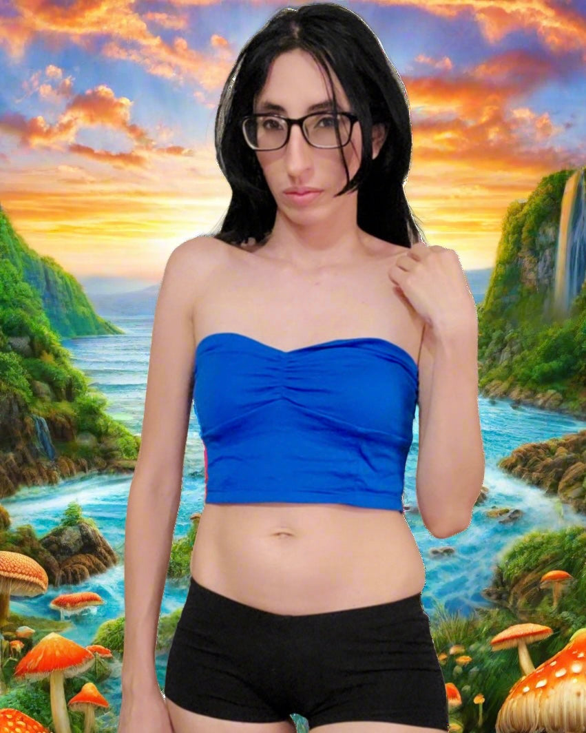 All Sleeveless Crop Tops
