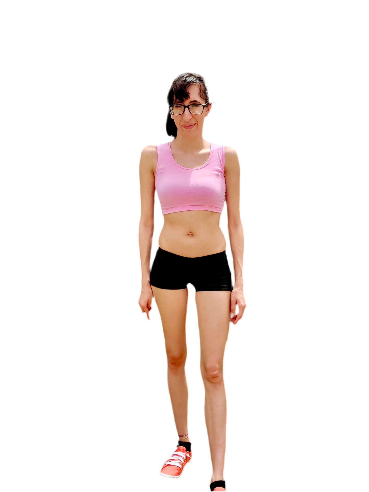 Ultra Low Rise / Super Low Rise Black Yoga Shorts/ Made in USA
