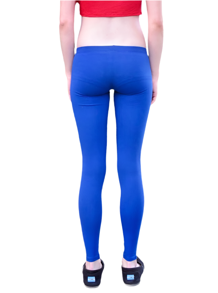 Ultra Low Rise / Super Low Rise Blue Leggings / Made in USA